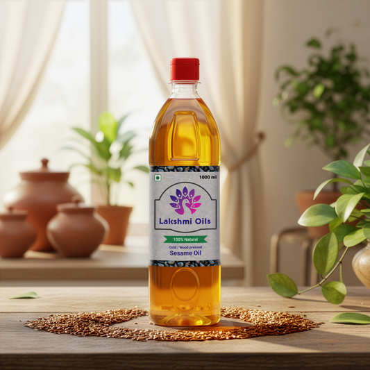 Wood Pressed Sesame Oil (500ml)